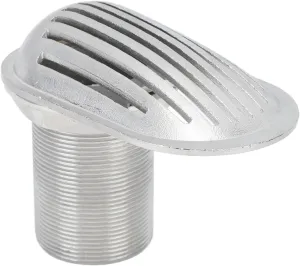 2in Marine Boat Intake Strainer, 316 Stainless Steel Proof Thru Hull Water Pickup Filter Scoop, Pumps from Clogging, Boat Water Pick Up for Boat, Yacht