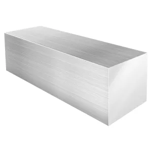 2" (50mm) X 2"(50mm) Square Aluminum Flat BAR 6"(152mm)  0/ -0.5" Long, 6061 General Purpose Plate,Square Aluminum BAR，T6511 Solid New Mill Stock Precision Machining (1)