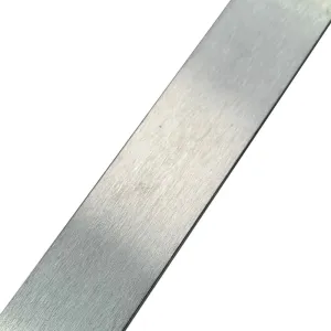 50mm x 6mm 304 Brushed Polished Stainless Steel Flat Bar