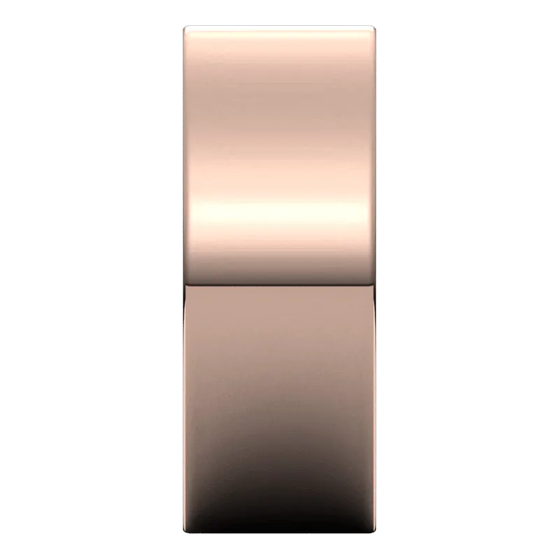 8mm Flat High Polished Finish Comfort Fit Wedding Ring