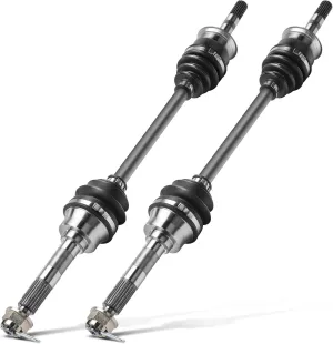 A-Premium Pair (2) Front CV Axle Shaft Assembly Compatible with Kawasaki Mule 2510 2000-2002, Mule 3010 2001-2008, Mule 4010 2009-2021, Mule 4010 Trans 2015-2021, 4x4 Models, Driver and Passenger Side