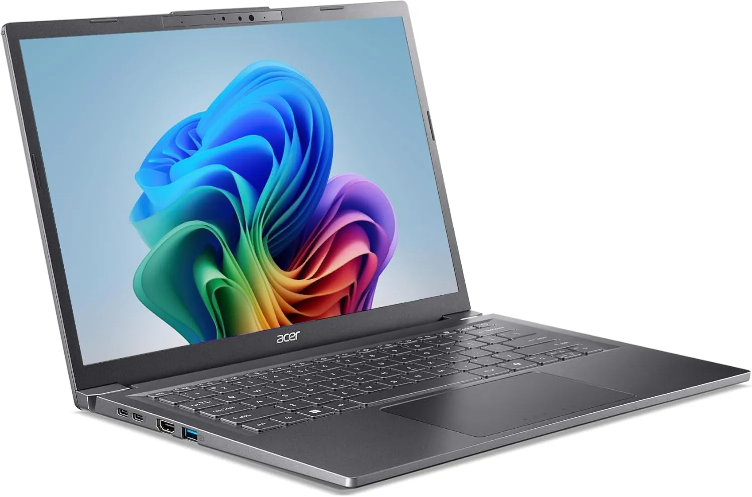 acer Aspire 14 AI Copilot  PC | 14" WUXGA Display | Intel Core Ultra 5 Processor 226V | NPU: Up to 40 Tops - GPU: Up to 53 Tops | Intel ARC 130V | 16GB LPDDR5X | 512GB SSD | Wi-Fi 6E | A14-52M-51S1