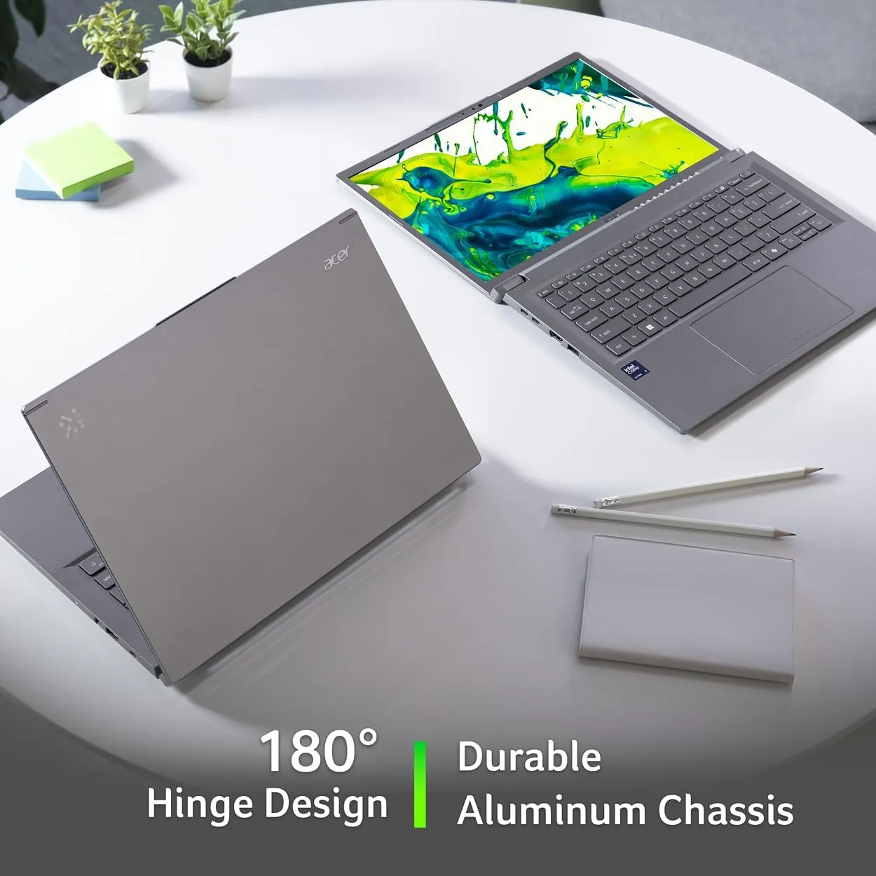 acer Aspire 14 AI Copilot  PC | 14" WUXGA Display | Intel Core Ultra 5 Processor 226V | NPU: Up to 40 Tops - GPU: Up to 53 Tops | Intel ARC 130V | 16GB LPDDR5X | 512GB SSD | Wi-Fi 6E | A14-52M-51S1