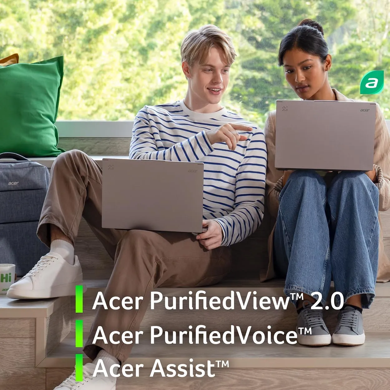 acer Aspire 14 AI Copilot  PC | 14" WUXGA Display | Intel Core Ultra 5 Processor 226V | NPU: Up to 40 Tops - GPU: Up to 53 Tops | Intel ARC 130V | 16GB LPDDR5X | 512GB SSD | Wi-Fi 6E | A14-52M-51S1