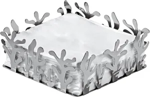 Alessi ESI18 "Mediterraneo" Paper Napkin Holder, Silver