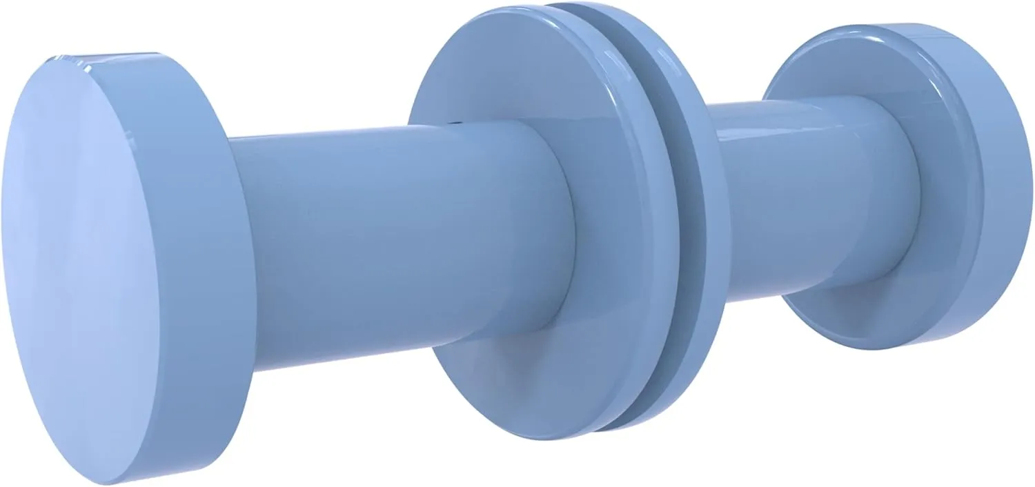 Allied Brass FR-401-BB-FTB Fresno Pair of Knobs for Back to Back On Shower Door, Flat Troll Blue