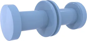 Allied Brass FR-401-BB-FTB Fresno Pair of Knobs for Back to Back On Shower Door, Flat Troll Blue