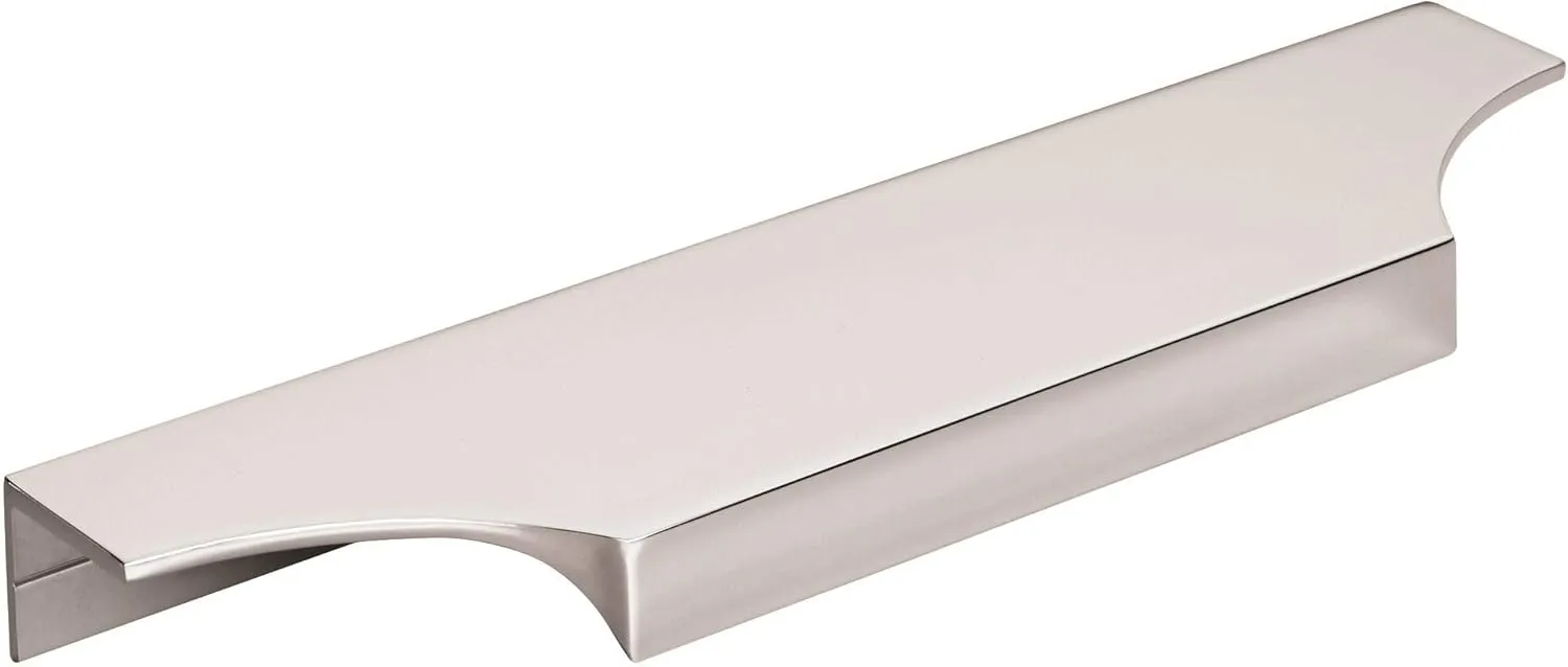 Amerock | Cabinet Edge Pull | Polished Chrome | 6-9/16 inch (167 mm) Center to Center | Extent | 1 Pack | Drawer Pull | Drawer Handle | Cabinet Hardware