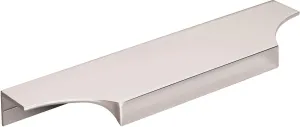 Amerock | Cabinet Edge Pull | Polished Chrome | 6-9/16 inch (167 mm) Center to Center | Extent | 1 Pack | Drawer Pull | Drawer Handle | Cabinet Hardware