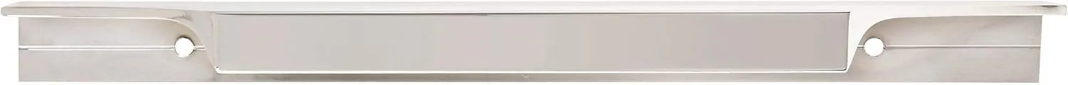 Amerock | Cabinet Edge Pull | Polished Chrome | 6-9/16 inch (167 mm) Center to Center | Extent | 1 Pack | Drawer Pull | Drawer Handle | Cabinet Hardware