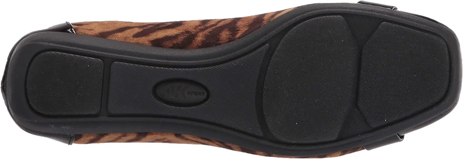 Anne Klein Womens Ulivera Flex Fit Textured Flat Shoes
