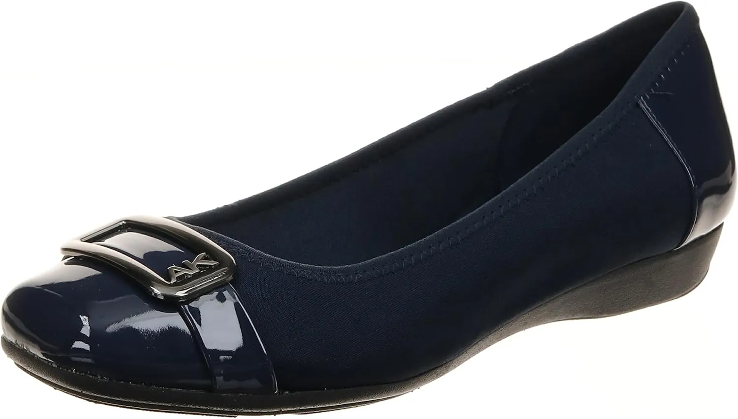 Anne Klein Womens Ulivera Flex Fit Textured Flat Shoes