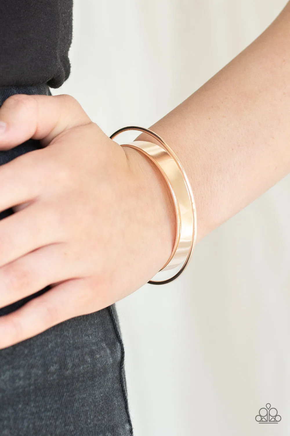 AVANT-MOD - ROSE GOLD CUFF BRACELET