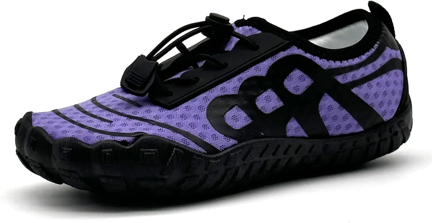 Barefoot Shoes for Women & Men - Minimalist Hiking/Trail Running Footwear with Wide Toe Box | Zero Drop Lightweight Breathable Quick-Dry Outdoor Sneakers (Size 3.5-11)