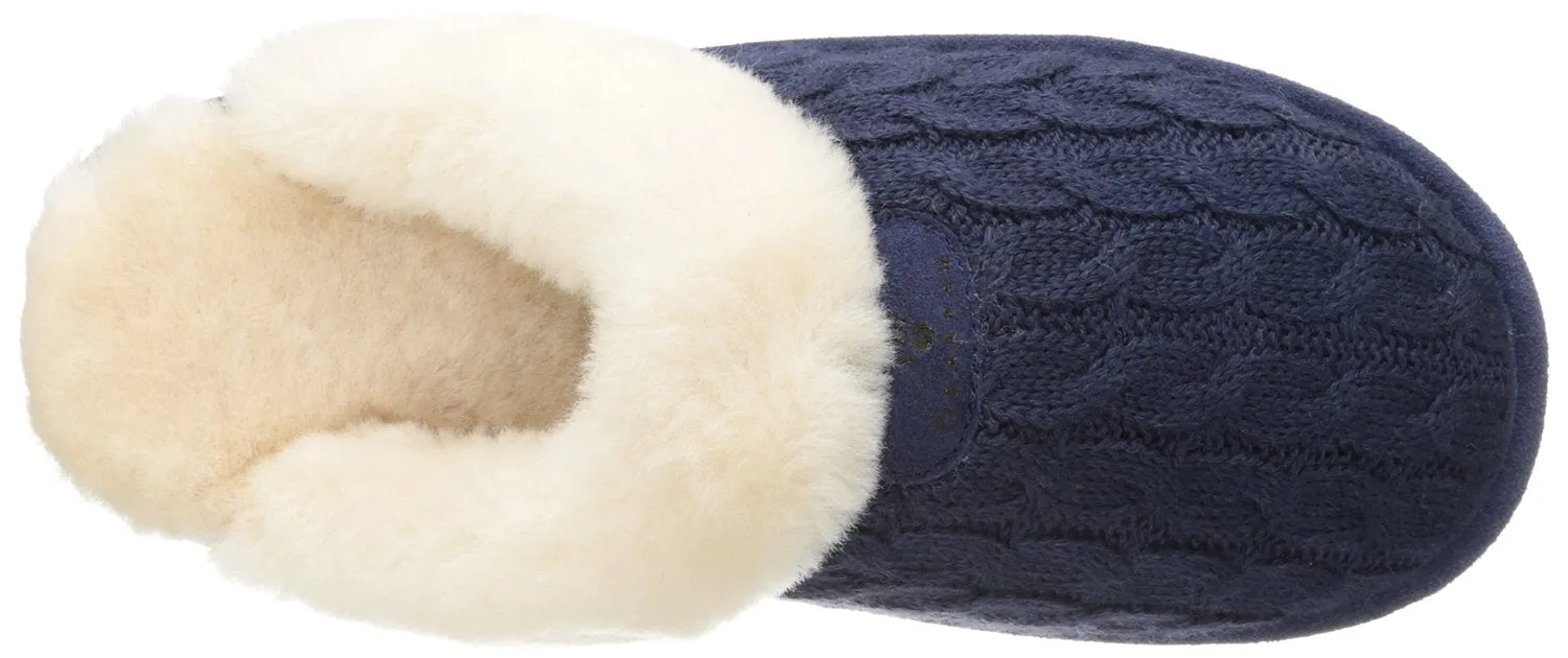 BEARPAW Women's Effie Mule, Charcoal, 8 M US