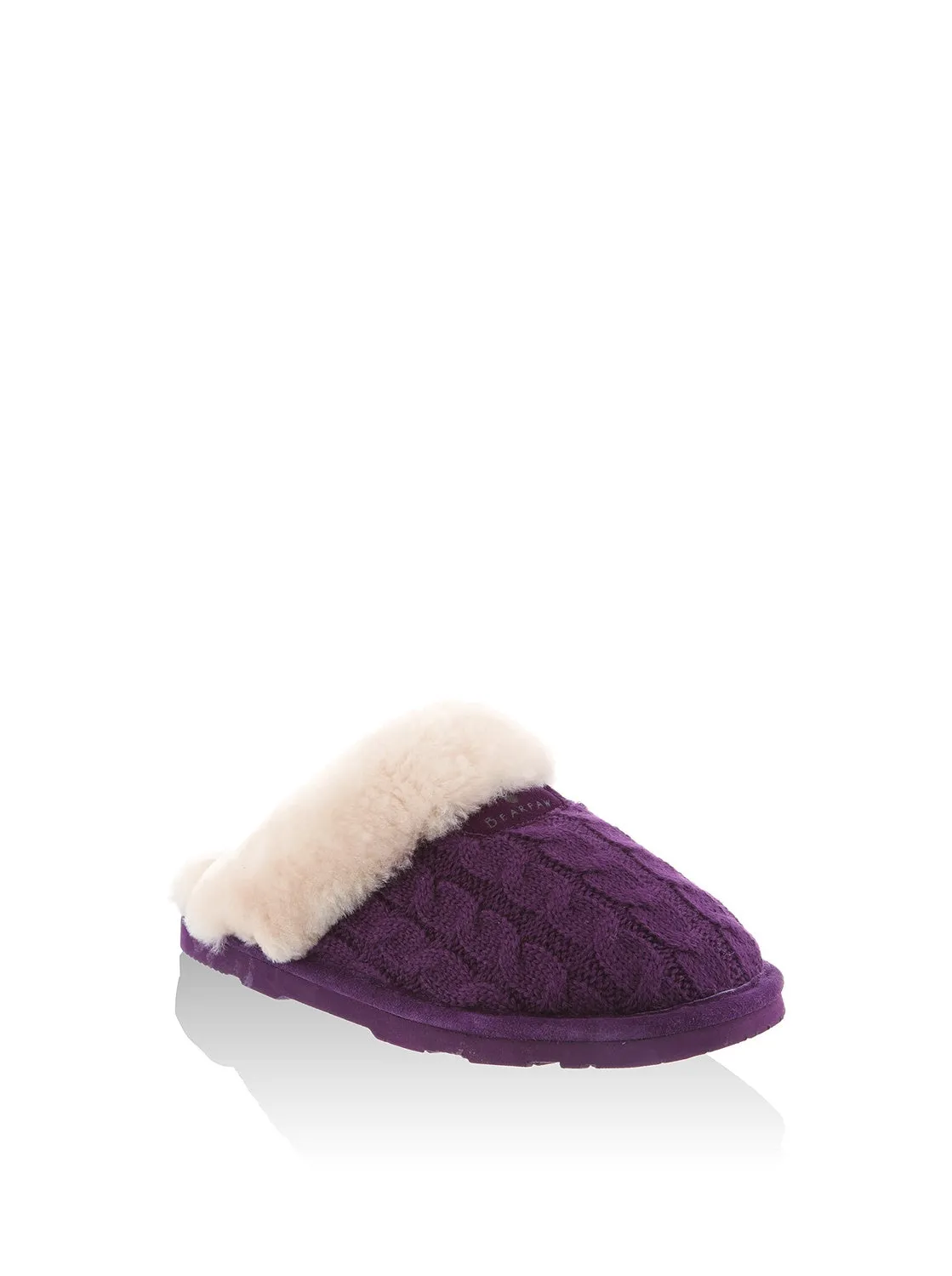 BEARPAW Women's Effie Mule, Charcoal, 8 M US