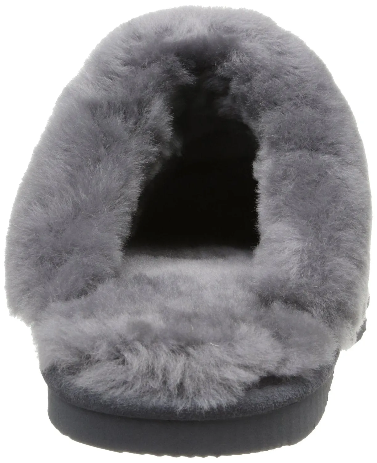 BEARPAW Women's Effie Mule, Charcoal, 8 M US