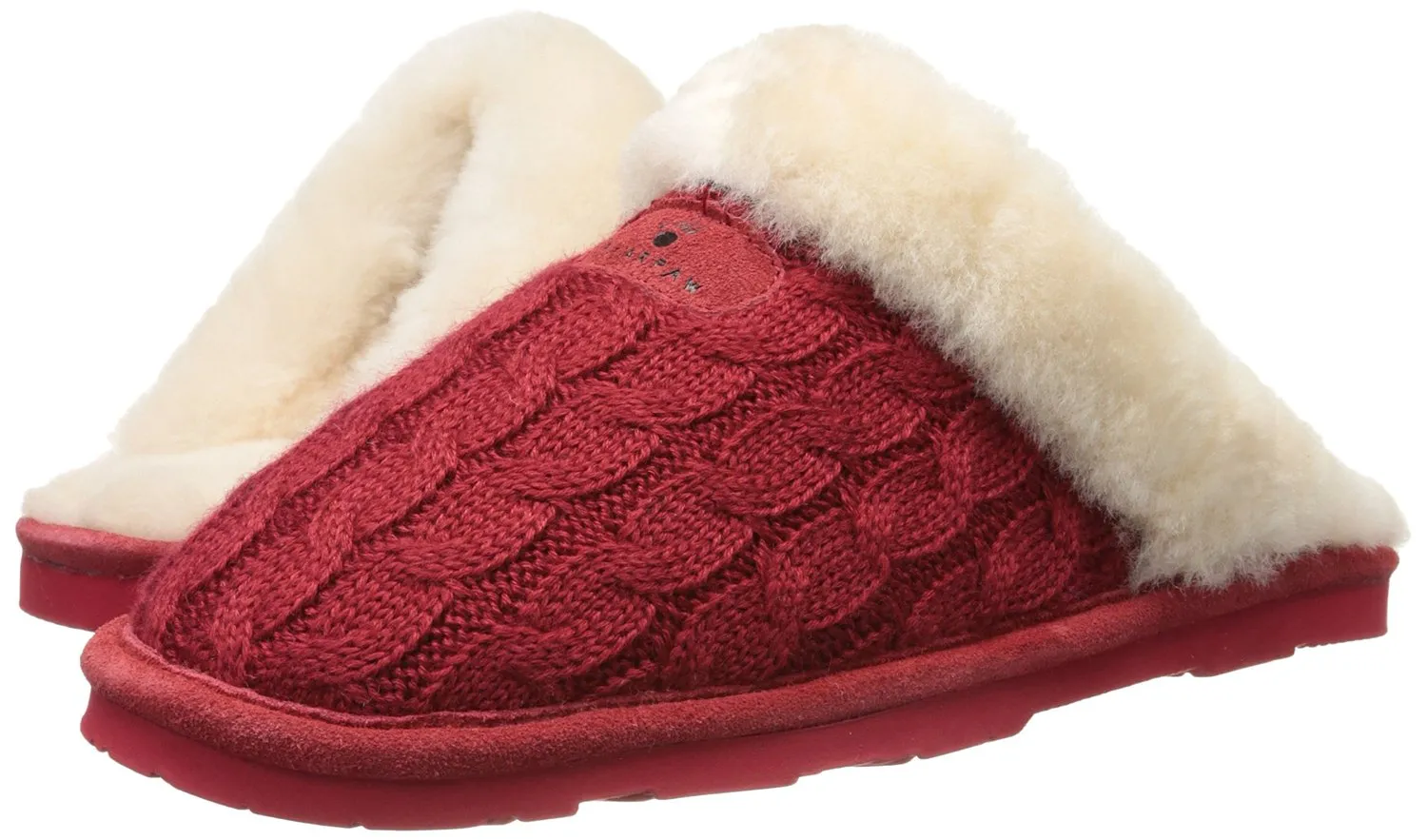 BEARPAW Women's Effie Mule, Charcoal, 8 M US
