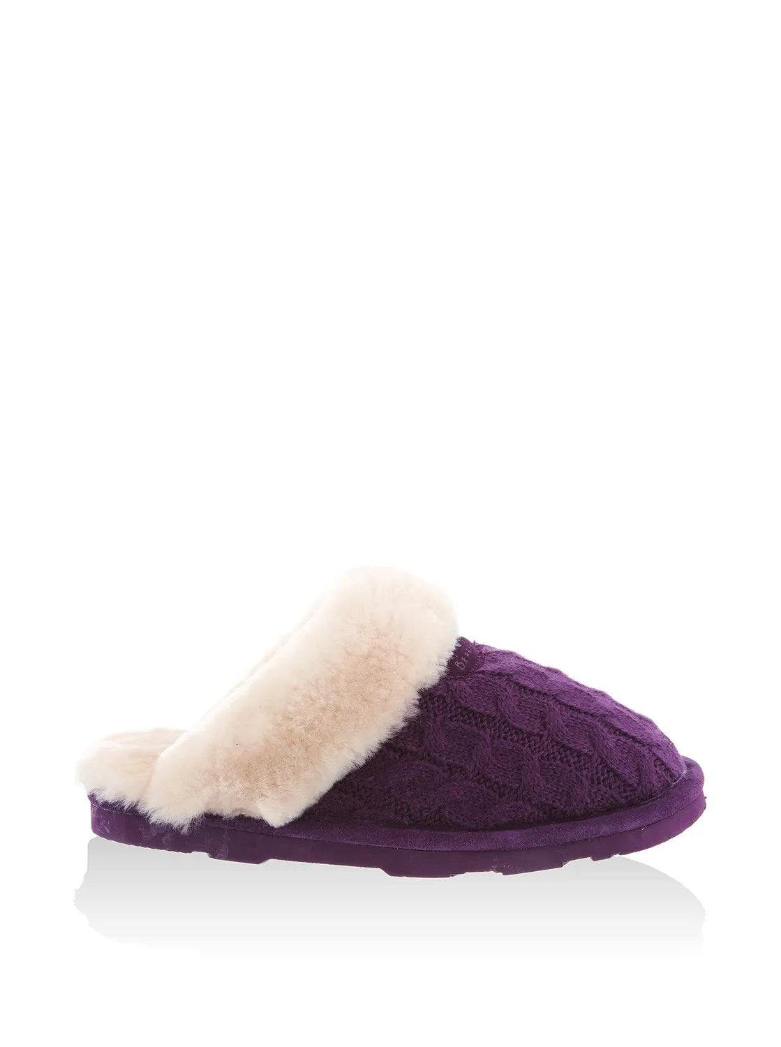 BEARPAW Women's Effie Mule, Charcoal, 8 M US