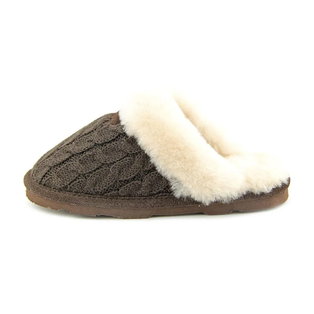 BEARPAW Women's Effie Mule, Charcoal, 8 M US