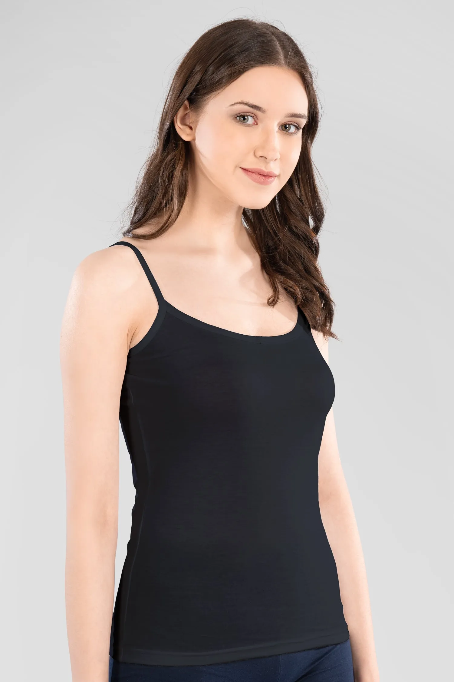 Black Flat Back Fold Slips