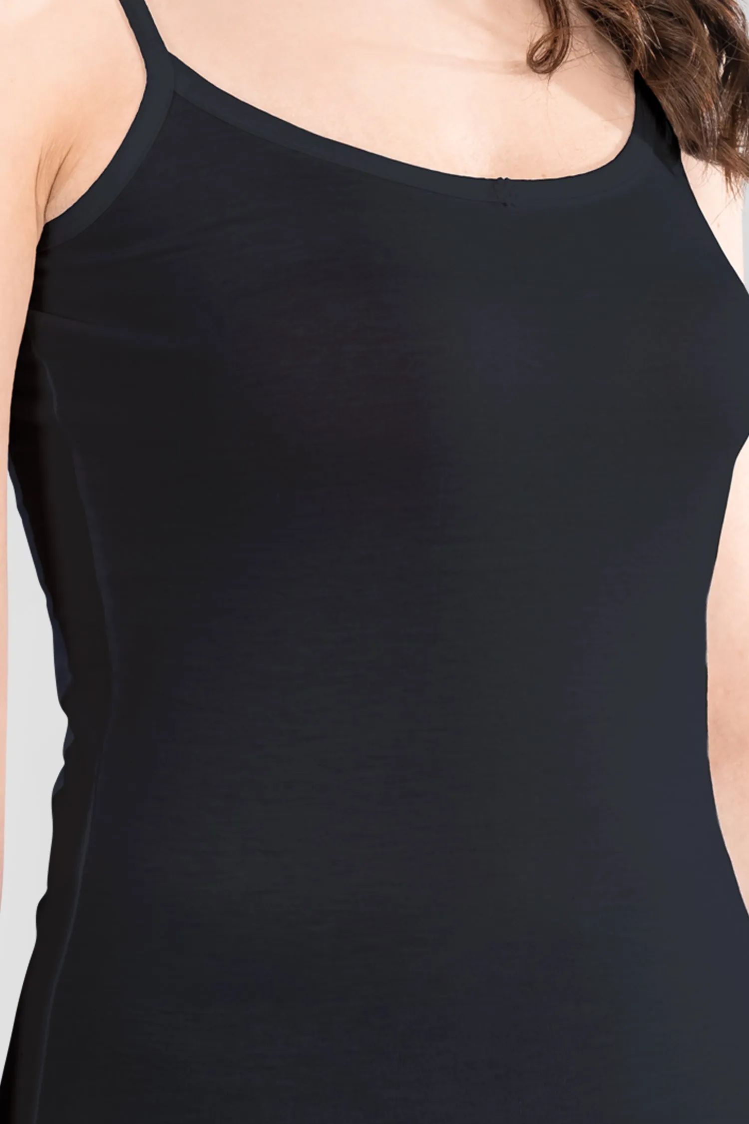 Black Flat Back Fold Slips