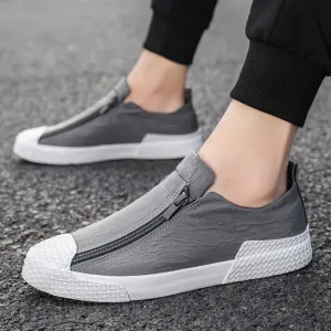 Breathable White Trend Casual Umbrella Canvas Men’s Shoes