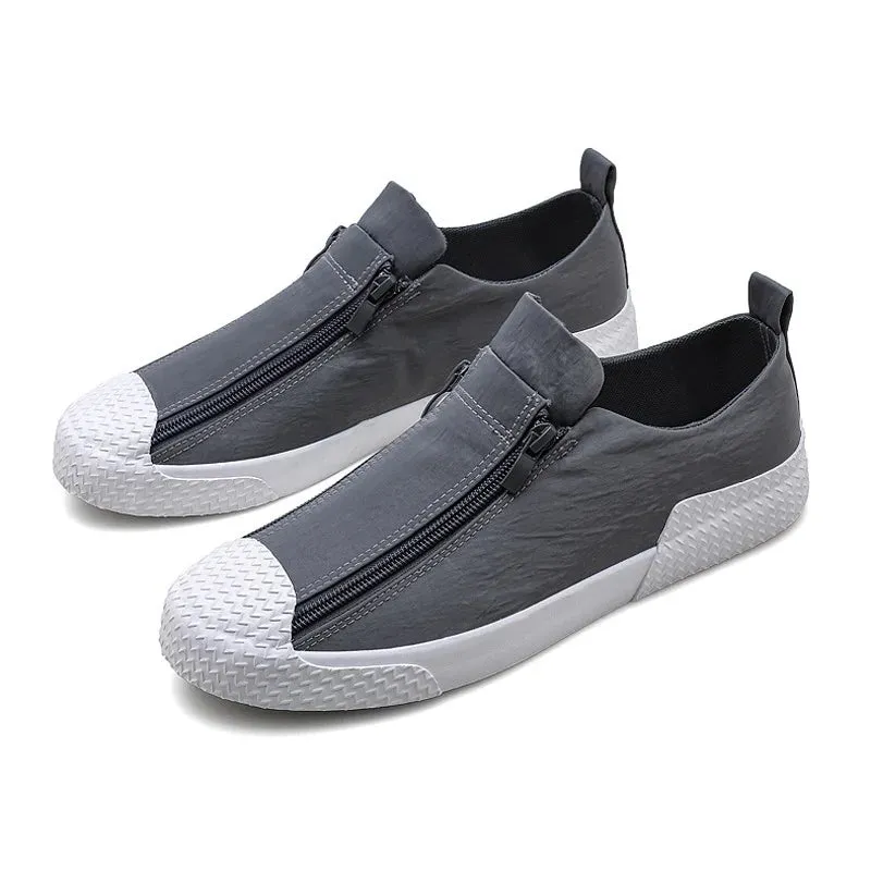 Breathable White Trend Casual Umbrella Canvas Men’s Shoes