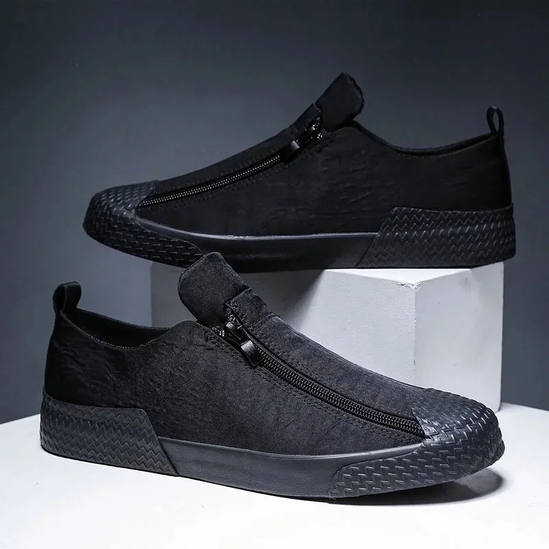 Breathable White Trend Casual Umbrella Canvas Men’s Shoes