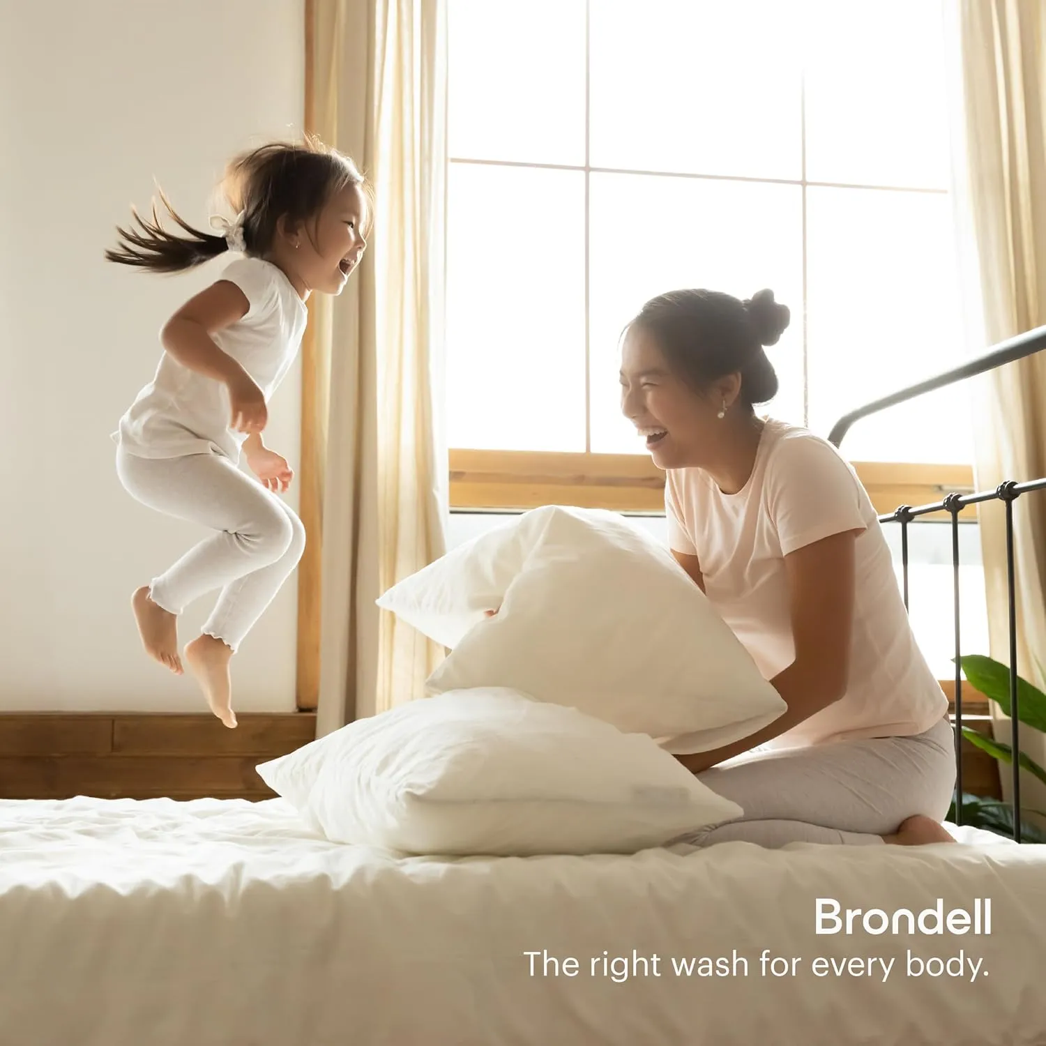 Brondell Bidet Toilet Seat S1400, Smart Toilet Seat, Dual Stainless-Steel, Self-Cleaning Nozzle With Clean Plus Technology, Endless Warm Water Bidet, Warm Air Dryer-Nightlight, Heated Seat, Round