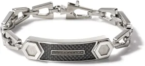 Bulova Mens Precisionist Stainless Steel Tuning Fork Chain Link ID Bracelet
