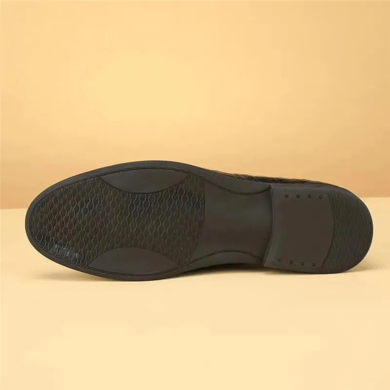 Business Casual Style Authentic Exotic Crocodile Skin Soft Sole Men's Loafers Genuine Alligator Leather Male Slip-on Dress Shoes