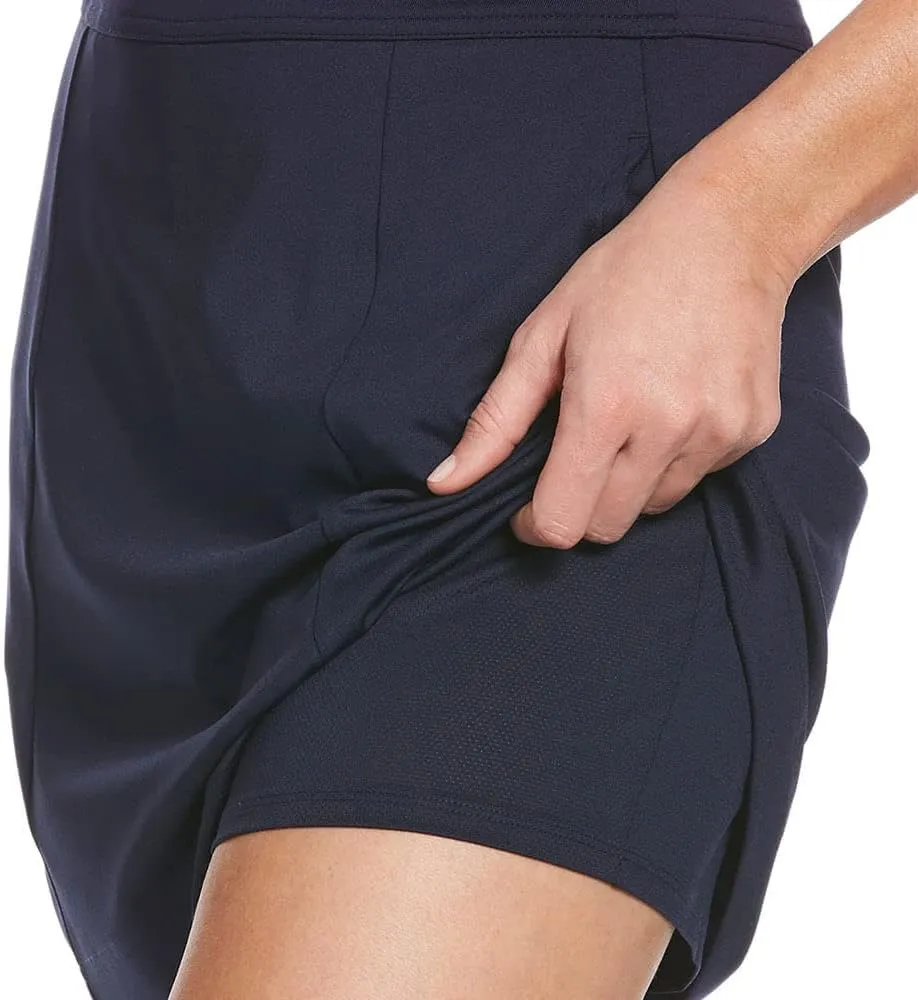 Callaway Women's 17" Opti-Dri Solid Golf Skort With Stretch Fabric and TrueSculpt Slimming Technology