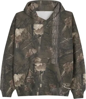 Camo Hoodie For Women Oversized Long Sleeve Drop Shoulder Fleece Hooded Sweatshirt Pullover With Pocket Outfits