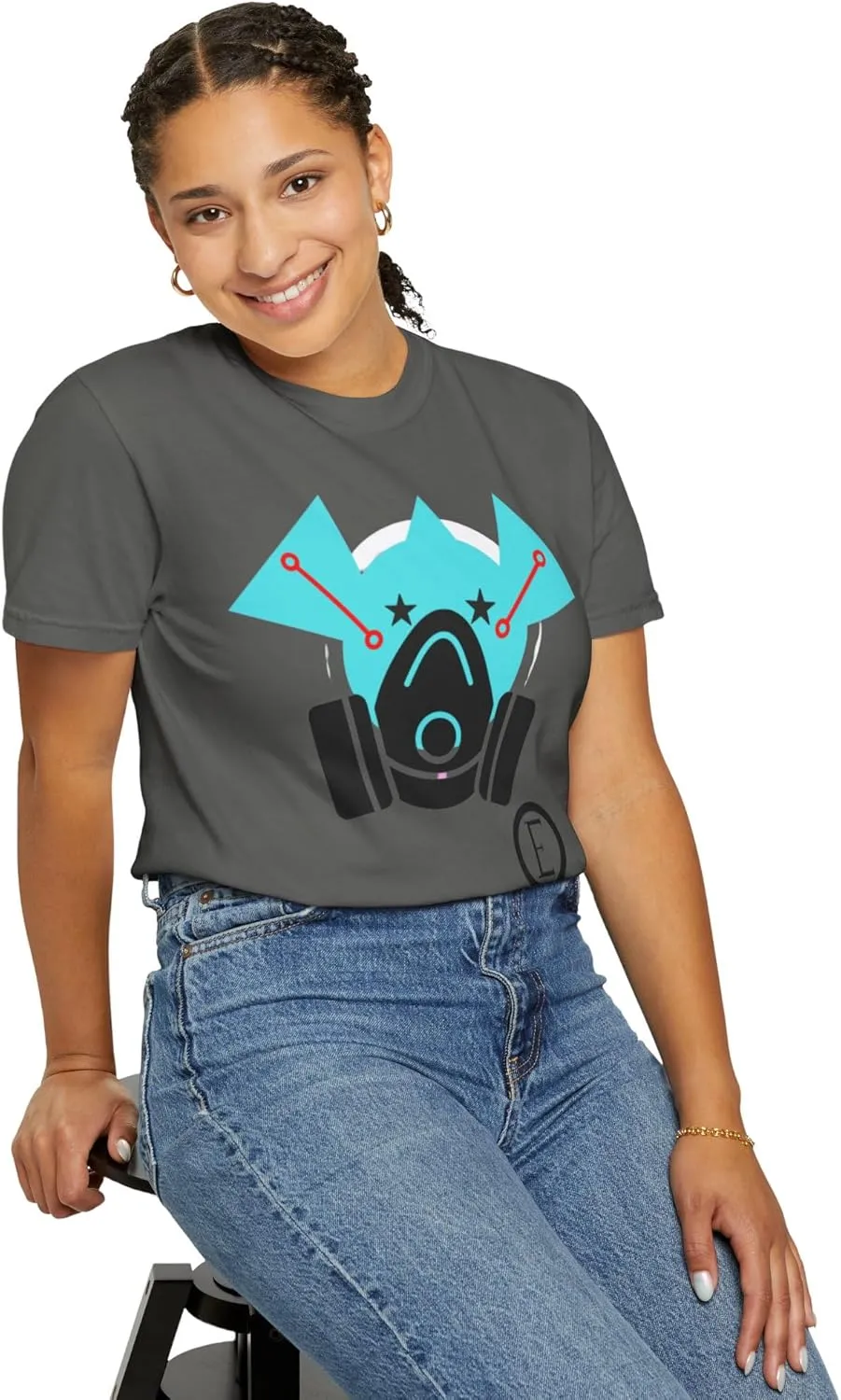 Campus Life Unisex Garment-Dyed T-Shirt, Casual Tee, College Apparel, Cool Graphic Shirt, Everyday Comfort Wear