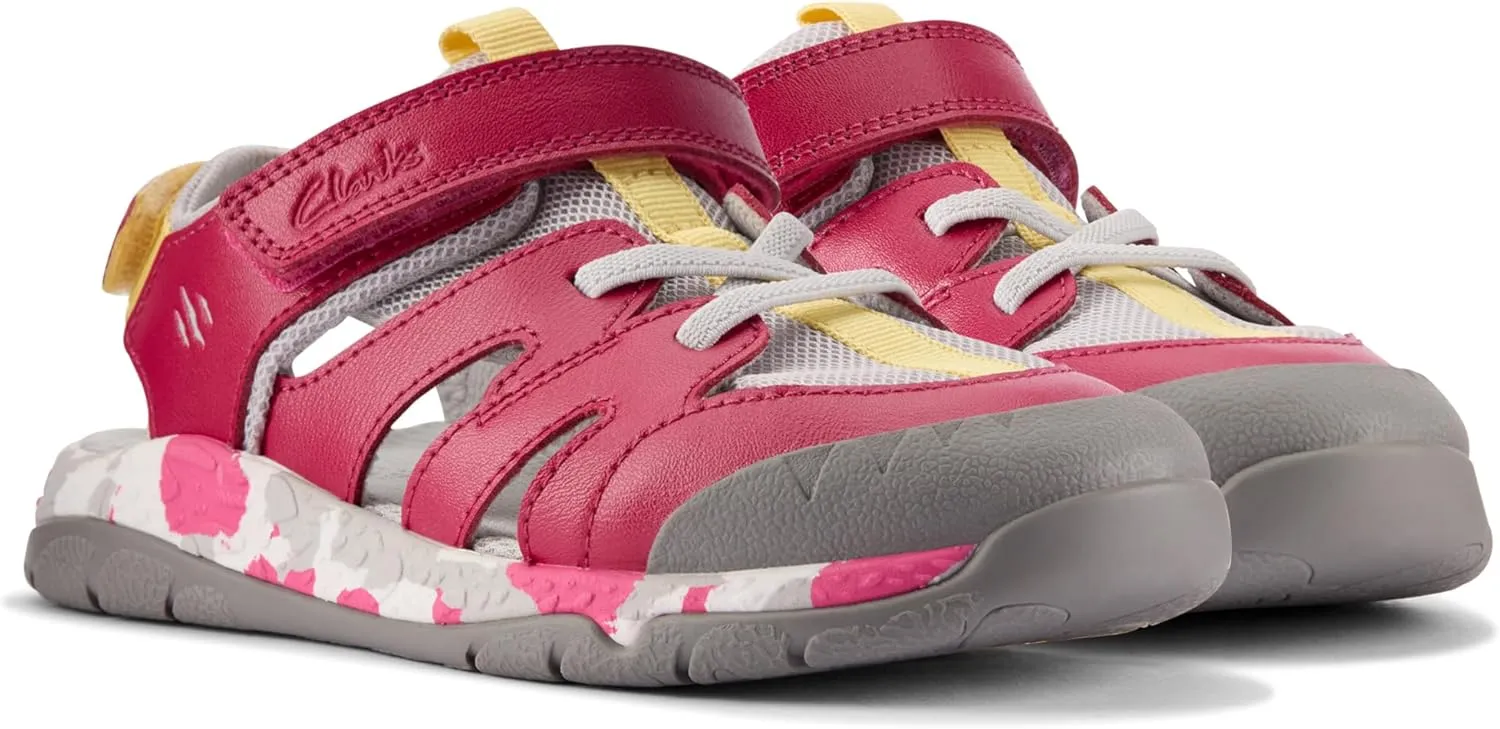 Clarks Girl's Steggy Roar Fisherman Sandal