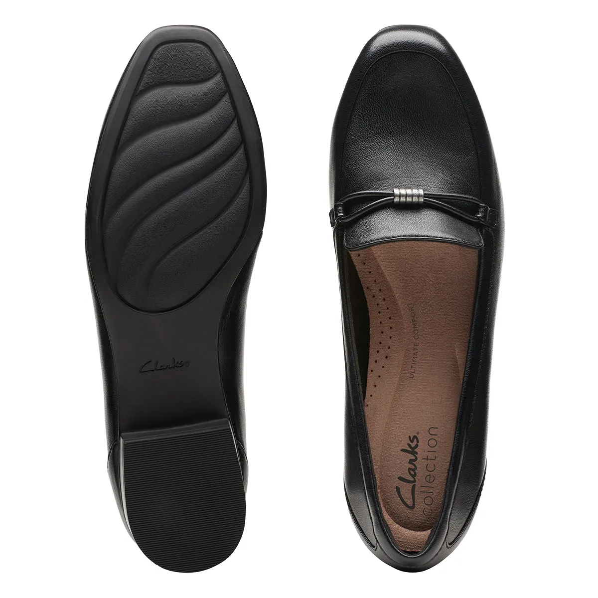 Clarks Juliet Shine Women's Loafers in Black