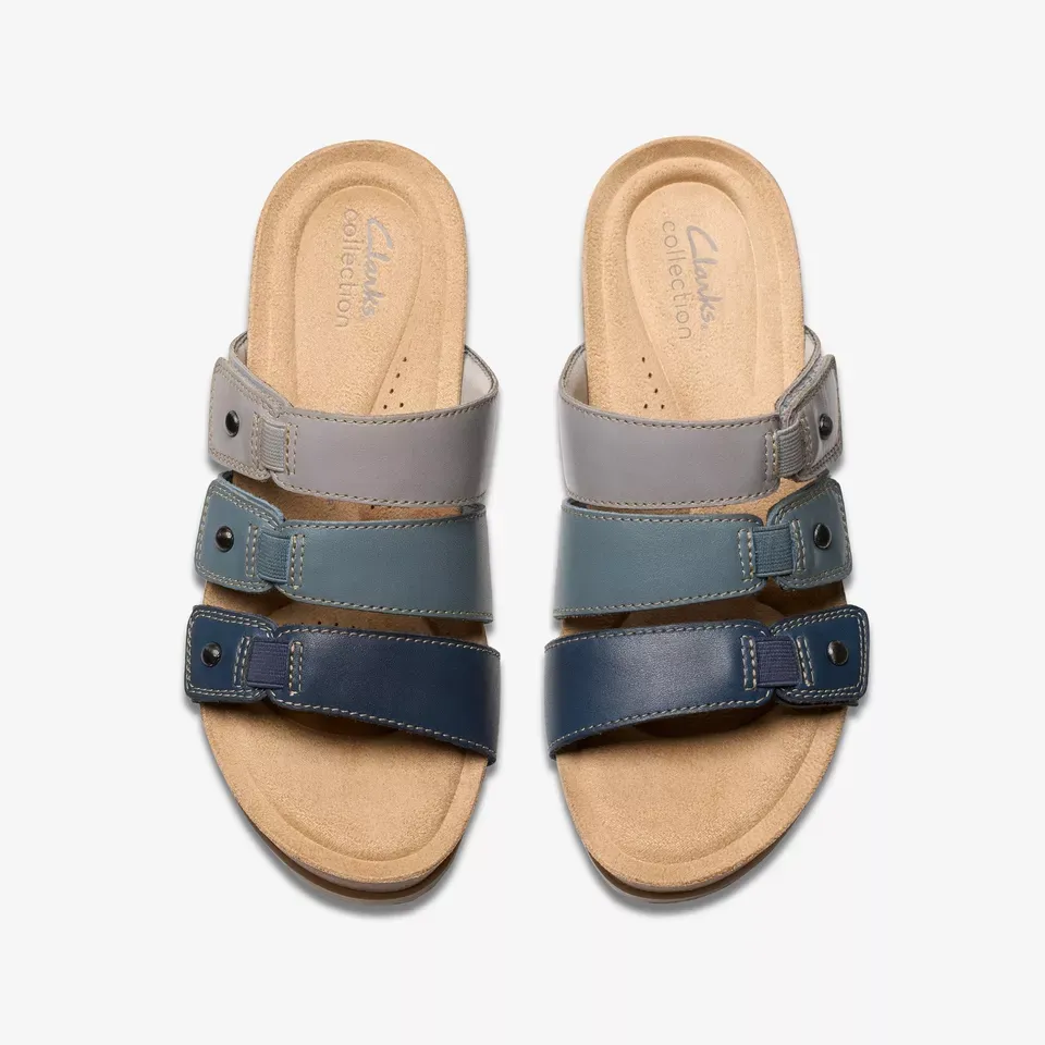 Clarks Women's Calenne Lily Navy Multi 26181559