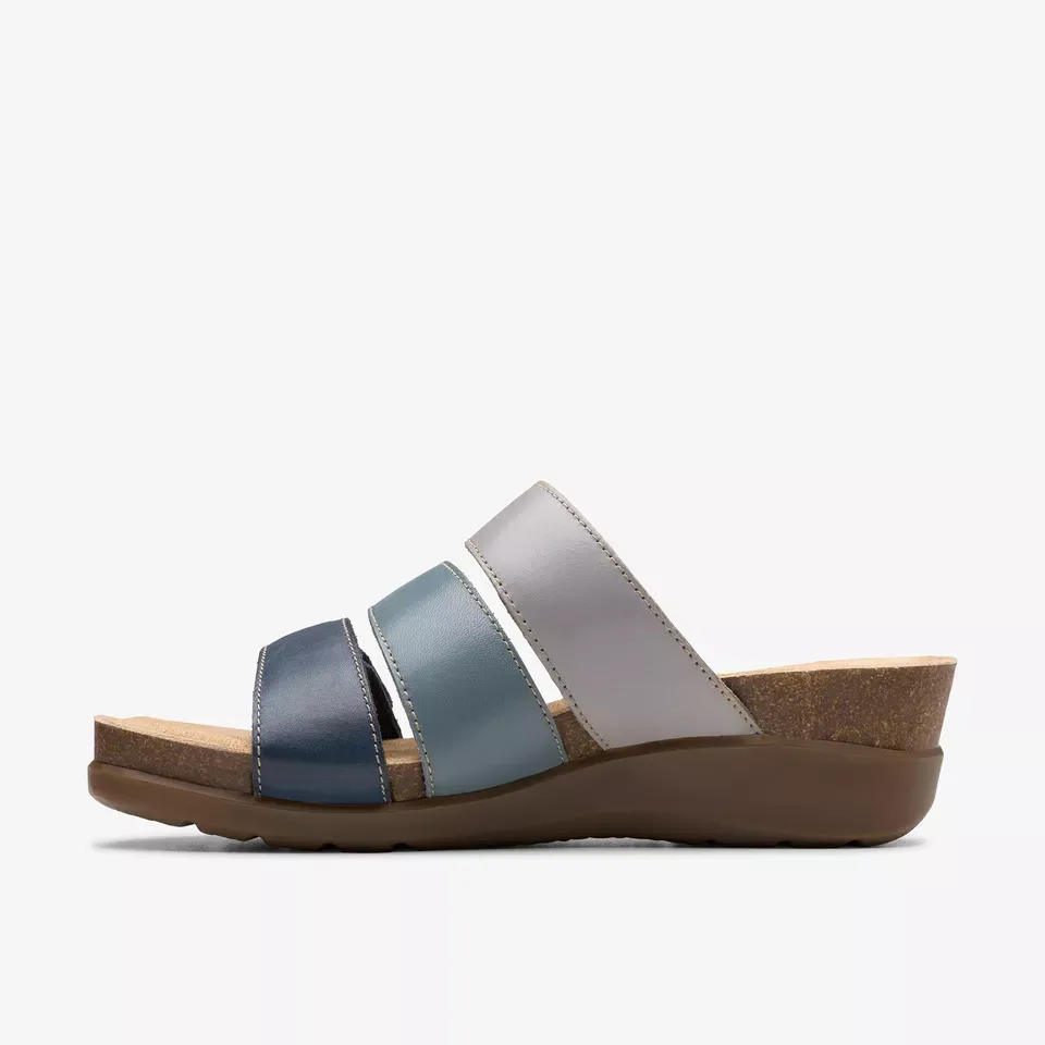 Clarks Women's Calenne Lily Navy Multi 26181559