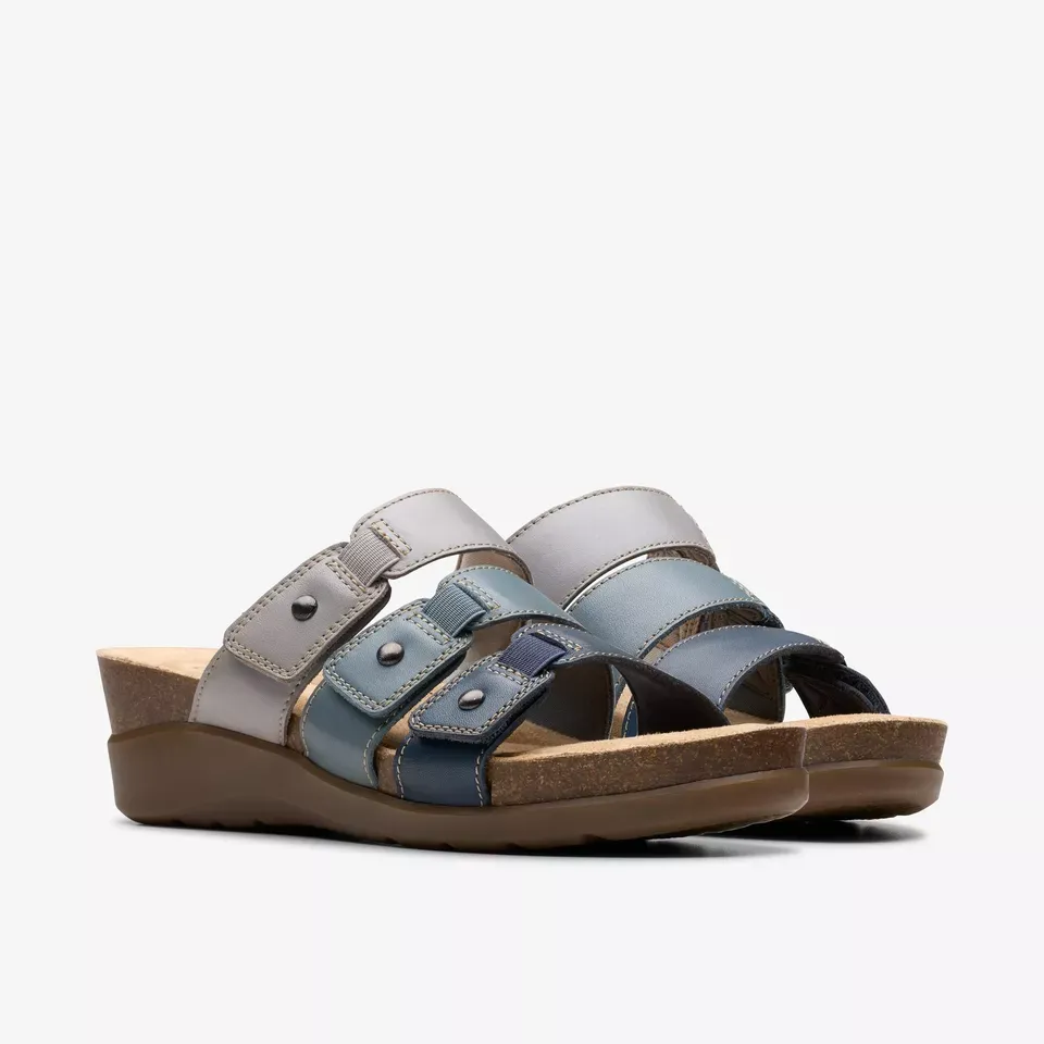 Clarks Women's Calenne Lily Navy Multi 26181559