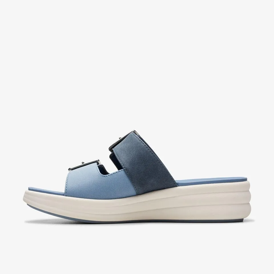 Clarks Women's Drift Buckle Denim Combi 26177852