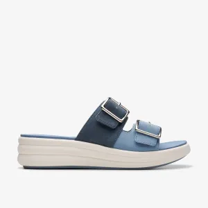 Clarks Women's Drift Buckle Denim Combi 26177852