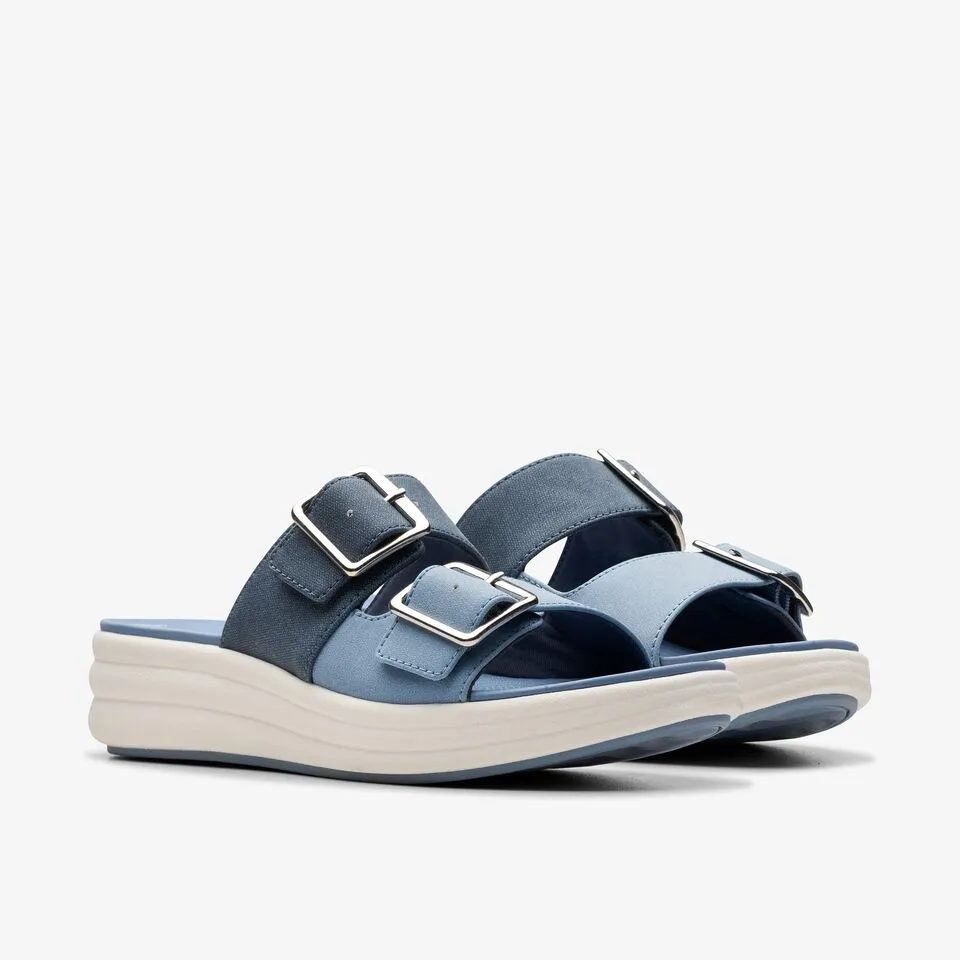 Clarks Women's Drift Buckle Denim Combi 26177852