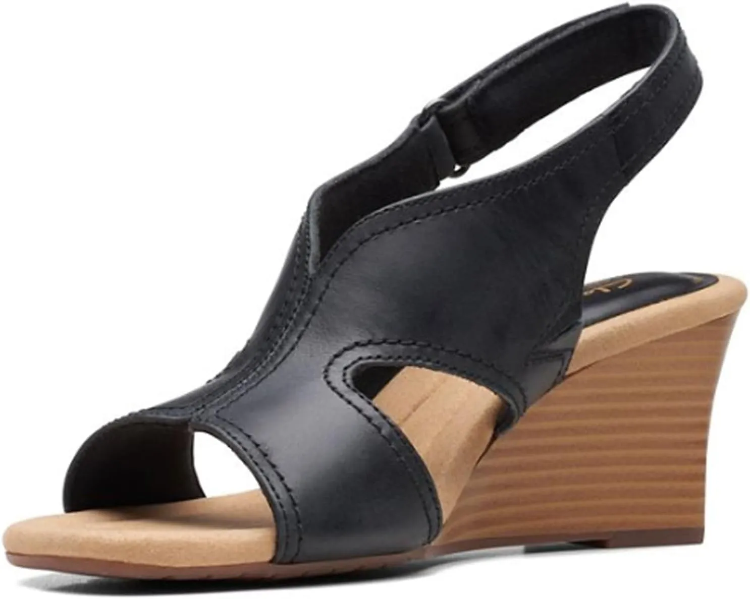 Clarks Women's Kyarra Aster Wedge Sandal