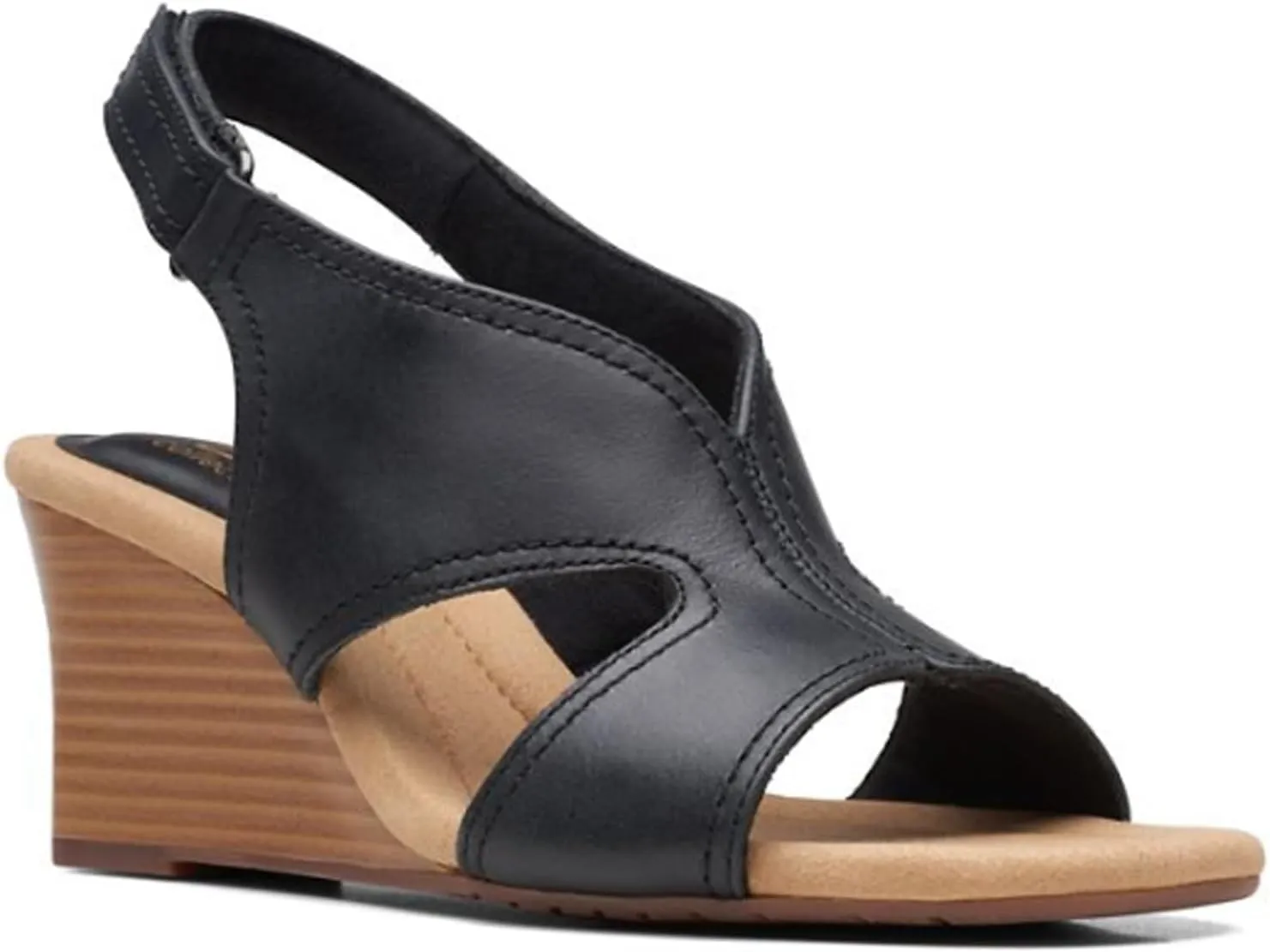 Clarks Women's Kyarra Aster Wedge Sandal