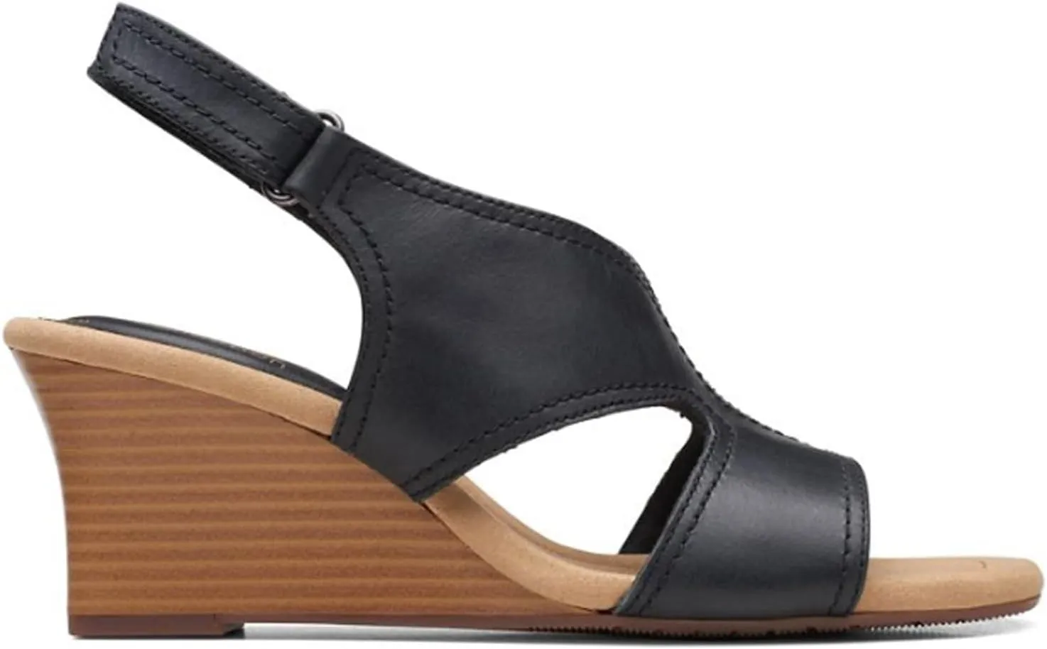 Clarks Women's Kyarra Aster Wedge Sandal