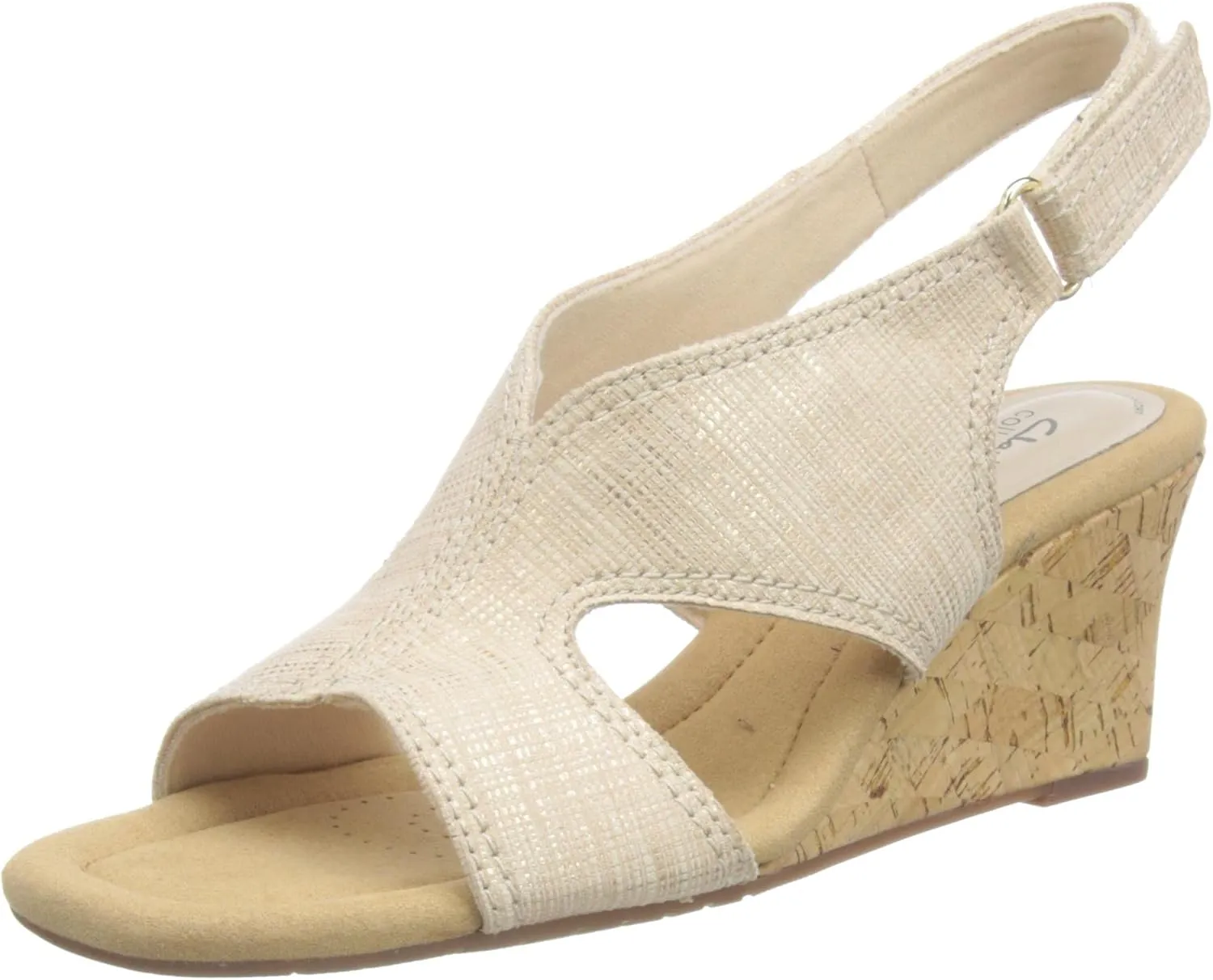 Clarks Women's Kyarra Aster Wedge Sandal
