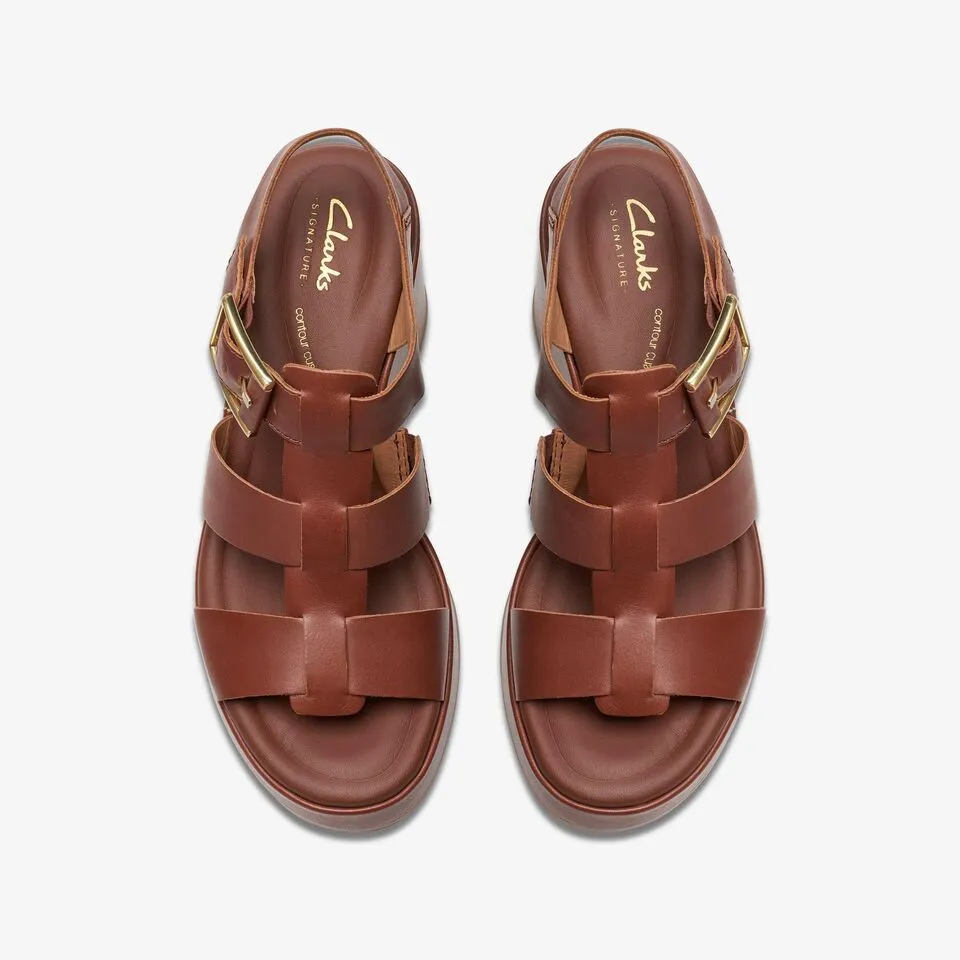 Clarks Women's Manon Cove Tan Leather 26176295
