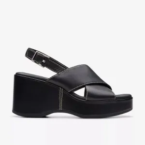 Clarks Women's Manon Wish Black Leather 26176299