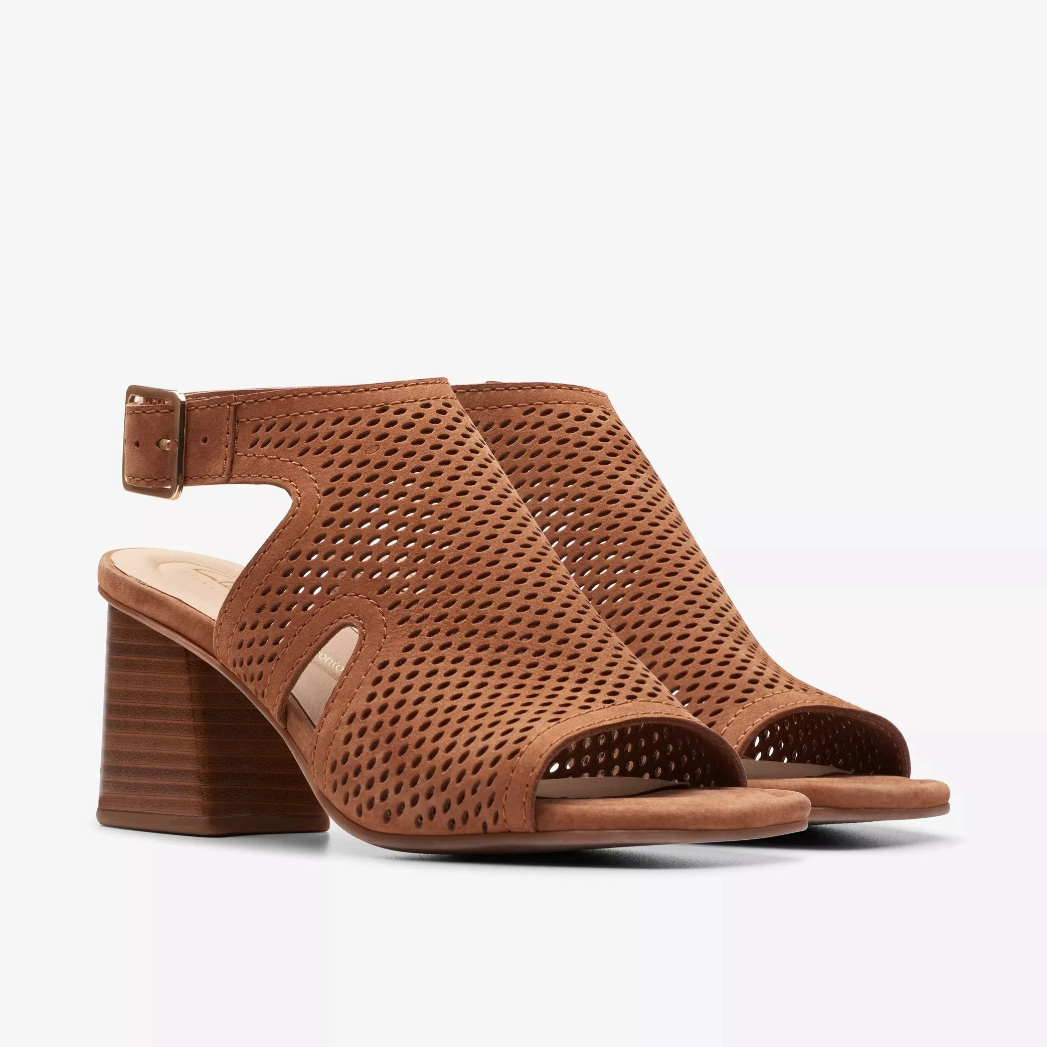 Clarks Women's Siara65 Flow Tan Nubuck 26176346